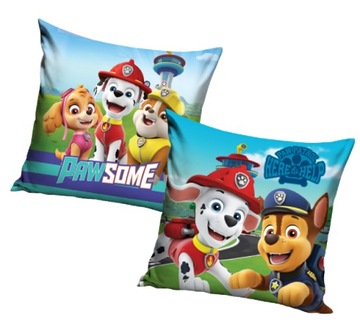 PSI PATROL POSZEWKA NA PODUSZKĘ CHASE PAW PATROL 40x40 ZESTAW POSZEWKI