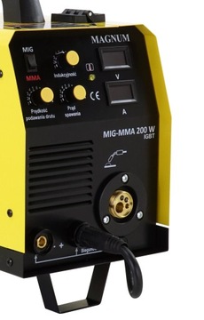 СВАРОЧНЫЙ АППАРАТ MAGNUM MIG 200Вт MMA MIGOMAT 2в1 IGBT 230В