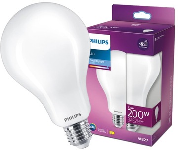 PHILIPS Żarówka LED E27 23W = 200W 6500K ZIMNA BIAŁA 3452lm A95 Mocna