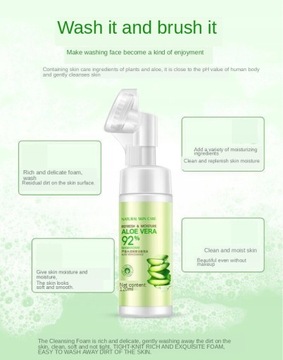 BIOAQUA AloeVera Пенка для снятия макияжа Shri