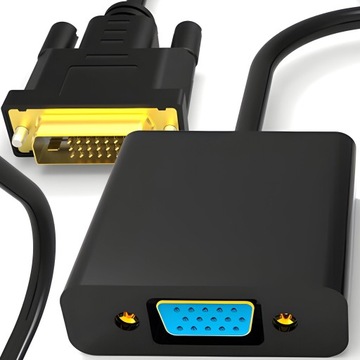 PRZEJŚCIÓWKA ADAPTER DVI DO VGA KONWERTER