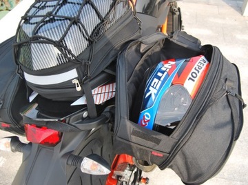 Мотоциклетные кофры и сумки большой вместимостью 36-58 литров.