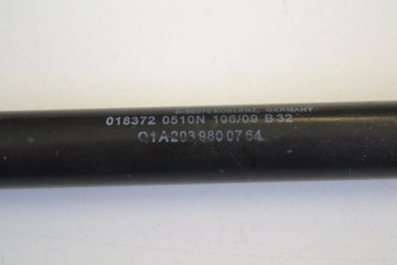 MERCEDES-BENZ CLC CL203 2011 LEVÝ STRANA TLUMIČ KRYT ZADNÍ KUFRU