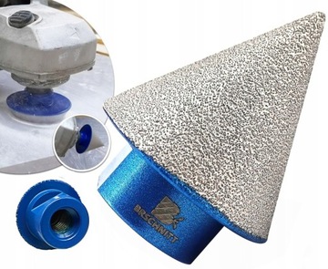 FREZ STOŻKOWY STOŻEK DIAMENTOWY 35mm M14 DO GRESU PŁYTEK GLAZURY CERAMIKI