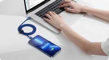 КАБЕЛЬ BASEUS USB-C - LIGHTNING ДЛЯ IPHONE БЫСТРАЯ ЗАРЯДКА 20ВТ 1,2М