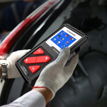 KONNWEI KW710 ТЕСТЕР АККУМУЛЯТОРА ПОЛЬСКОЕ МЕНЮ 6 В 12 В 36 В CE