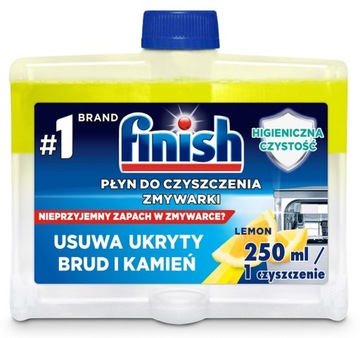 FINISH PŁYN 250ML CZYSZCZĄCY DO ZMYWAREK CYTRYNOWY