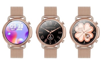 SMARTWATCH DAMSKI RUBICON TERMOMETR PULS + GRAWER