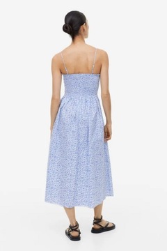 H&M sukienka z elastycznym marszczeniem - M