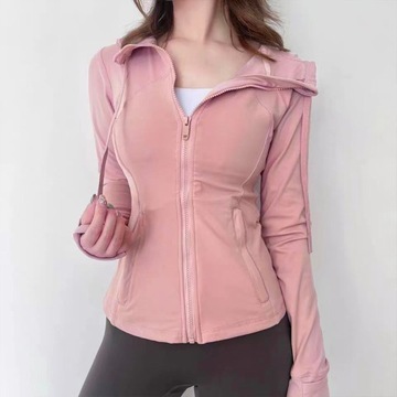 Damska, szybkoschnąca, odporna na słońce, sportowa bluza z długim rękawem Yoga Wear