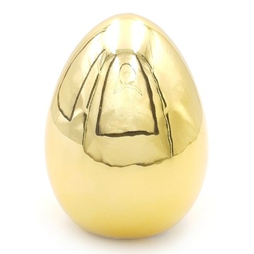 JAJKO JAJECZKO WIELKANOCNE ZŁOTE 9 cm DEKORACJA