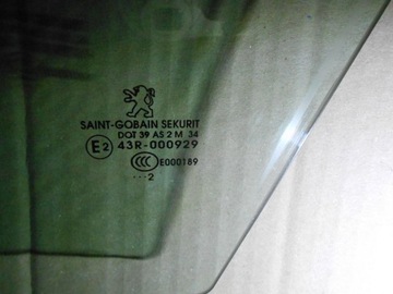 PEUGEOT 508 ОКНО ПЕРЕДНЕЙ ДВЕРИ 12 R
