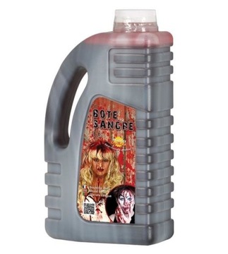 SZTUCZNA KREW W BUTLI 1 LITR HORROR HALLOWEEN