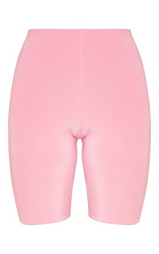 PRETTYLITTLETHING Różowe legginsy na rower SLIM 34