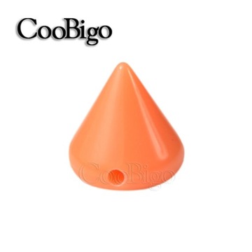 500pcs 8mm Punk Cone Stud Bead Spike Rivet Colorful Plastic For Bracelet