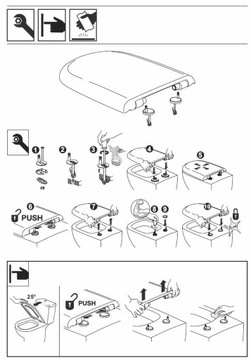 СИДЕНЬЕ ДЛЯ УНИТАЗА МЕДЛЕННО ЗАКРЫВАЮЩЕЕСЯ ДЛЯ KOŁO NOVA PRO ОВАЛЬНЫЙ ДЮРОПЛАСТ