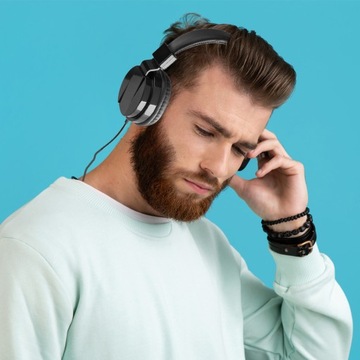 SŁUCHAWKI PRZEWODOWE 32OHM DLA DJ'A DO INSTUMENTÓW