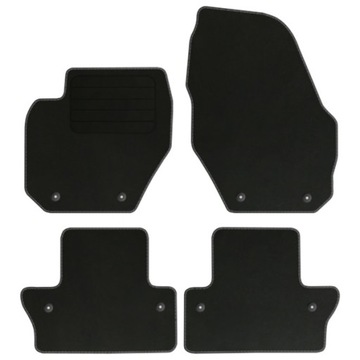 VOLVO Dywaniki welur COMFORT Czarne POD MODEL