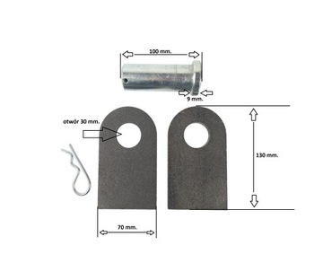 Закрепление привода ушной булавки Fi 30