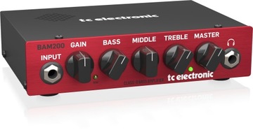 BAM200 Усилитель для бас-гитары, 200 Вт, 3-полосный эквалайзер TC Electronic