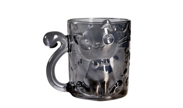 Kreatywny szklany kubek 3D Cute Cat Cat Cute Cartoon
