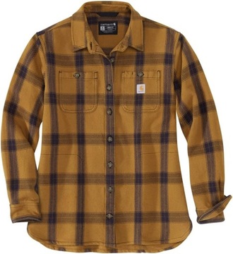 Carhartt koszula damska długi rękaw kratka brązowy .105576.BRN.S004 rozmiar