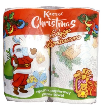 RĘCZNIK PAPIEROWY ŚWIĄTECZNY KARTIKA CHRISTMAS A2