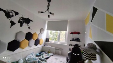 Plaster Miodu Panele tapicerowane- heksagon ZESTAW 15 SZTUK 26x30