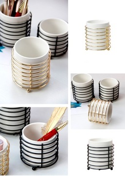 КЕРАМИЧЕСКИЙ ДЕРЖАТЕЛЬ ДЛЯ ЖУРНАЛА И ОРГАНАЙЗЕР ДЛЯ МАКИЯЖА