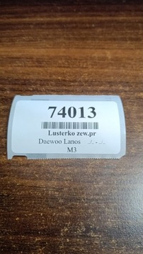 DAEWOO LANOS ZRCÁTKO VNĚJŠÍ PRAVÉ