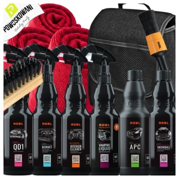 ADBL PROFESJONALNY ZESTAW KOSMETYKÓW XXL DO SAMOCHODU AUTA PREZENT TORBA
