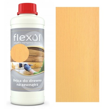 Bejca wodna kolor ŻÓŁCIEŃ zewnętrzna do drewna 1 L 1000ml
