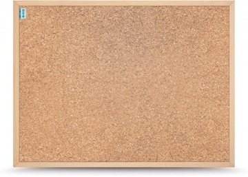 Tablica korkowa MEMOBE SMART rama drewniana 60x40 40x60 cm