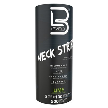 Воротники-рюши парикмахерские LEVEL3 ЗЕЛЕНЫЕ 5 шт.
