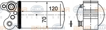 HELLA 8FT 351 193-491 SUŠIČ KLIMATIZACE