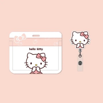 Sanrio Cute Girl Heart Card Holder Set Hello Kitty Doctor and Nurse ID