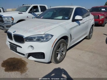BMW X6 F16 2018 BMW X6 2018r., XDRIVE35I, od ubezpieczalni 3.0 Benzyna 300KM, zdjęcie 2
