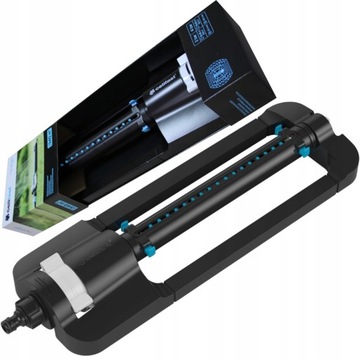 ПОВОРОТНЫЙ СПРИНКЕР CELLFAST 17 МЕТАЛЛИЧЕСКИХ ФОРСУНОК ERGO 256/342 м2 52-520 ПОЛИРОВКА