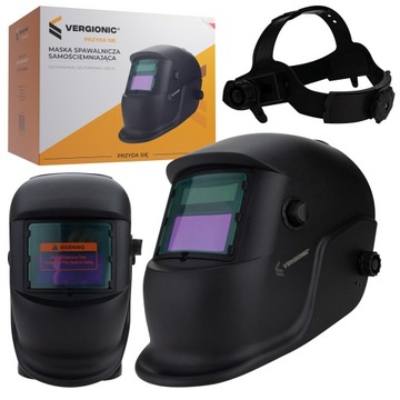 Сварочная маска, автоматически затемняющаяся каска с фильтром, ЗАЩИТНАЯ, регулируемая
