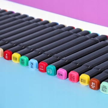 МАРКЕРЫ АЛКОГОЛЬНЫЕ ДВУХСТОРОННИЕ, МАРКЕРЫ, МАРКЕРЫ, ТРИПСЫ, 168 шт, набор, СУМКА