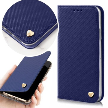 Etui Magnet Gold Heart Do XIAOMI REDMI NOTE 10