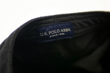 Женская бейсболка США. Поло Ассн. Куртка Patrol 56см, фианиты, чёрная