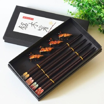 Elegancki Zestaw pałeczek Sushi podstawki Kaczki