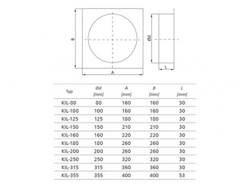 Соединитель, фланец SPIRO VENTILATION FLEX 80мм