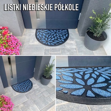 ПОЛУКРУГЛЫЙ КОВРИК 40x60 ДЛЯ НАРУЖНЫХ ДВЕРЕЙ