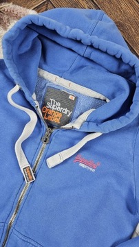 Bluza damska na zamek z kapturem r L Superdry