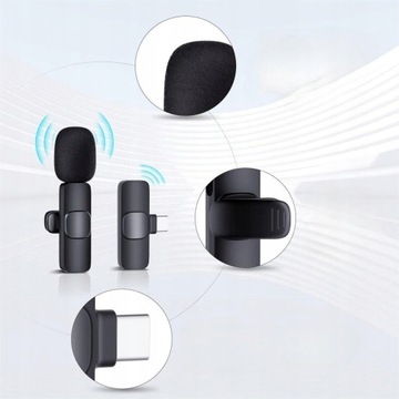 Беспроводной петличный микрофон USB-C