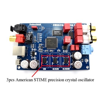 Audio CM6631A cyfrowy interfejs 32/24Bit 192K USB