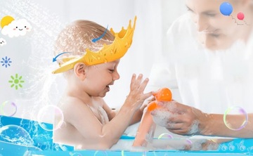 МОСТИКИ ДЛЯ МЫТЬЯ ШАПОЧКА ДЛЯ ДУША С КОЗЫРКОМ ДЛЯ ДЕТЕЙ