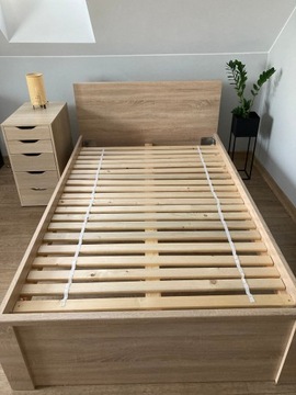 DNO ŁÓŻKA 90X200 WKŁAD STELAŻ JAK IKEA WOODEN